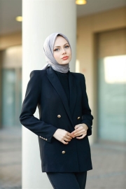 Bambu Kraş Eşarp Gri