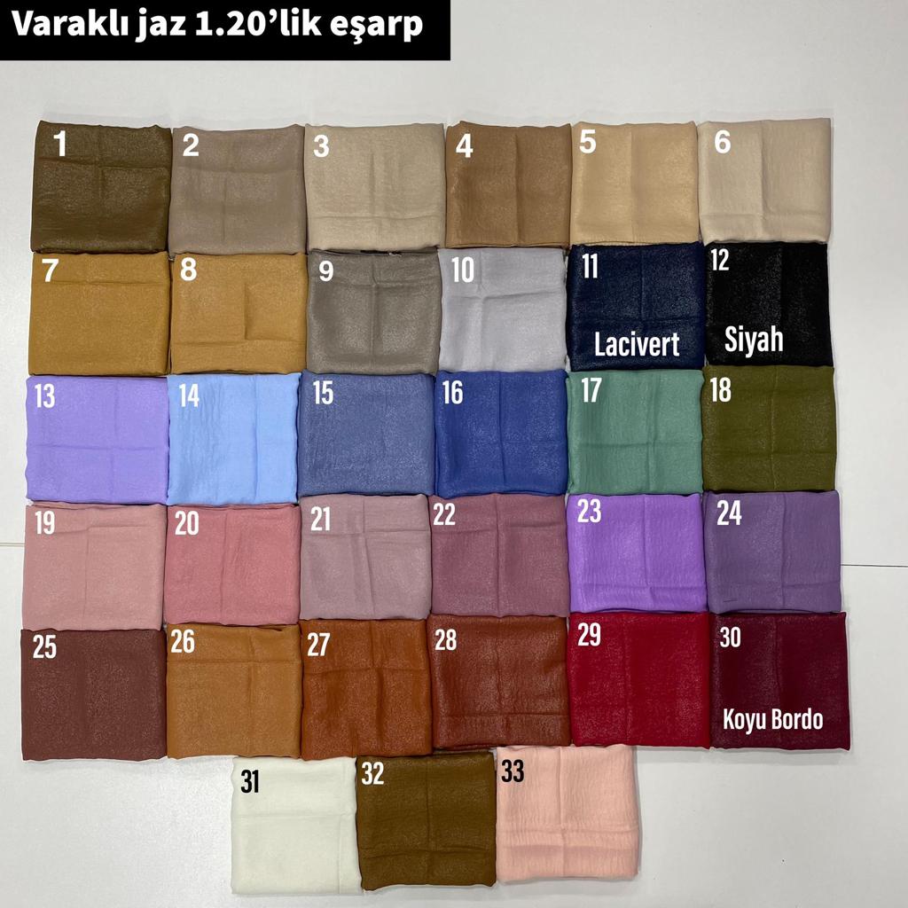 VARAKLI JAZZ EŞARP KARTELA