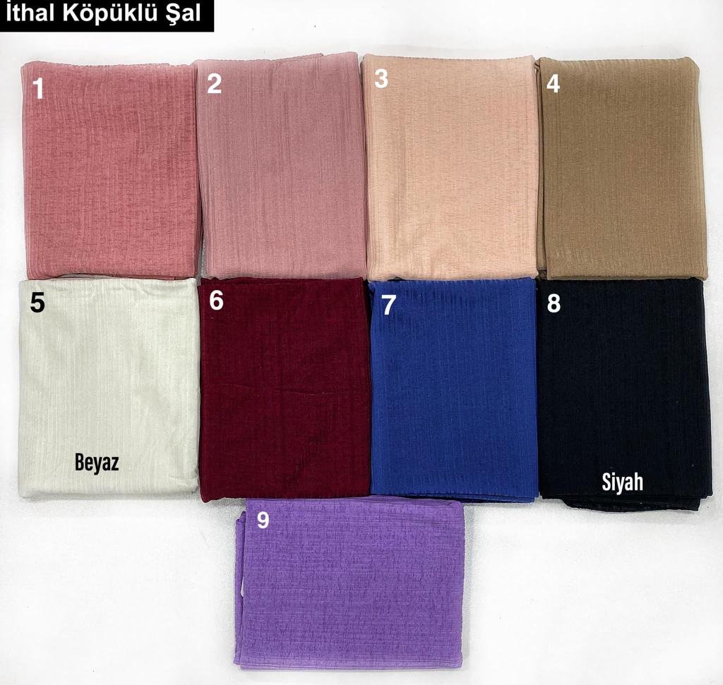 Penye Köpüklü Şal Kartela
