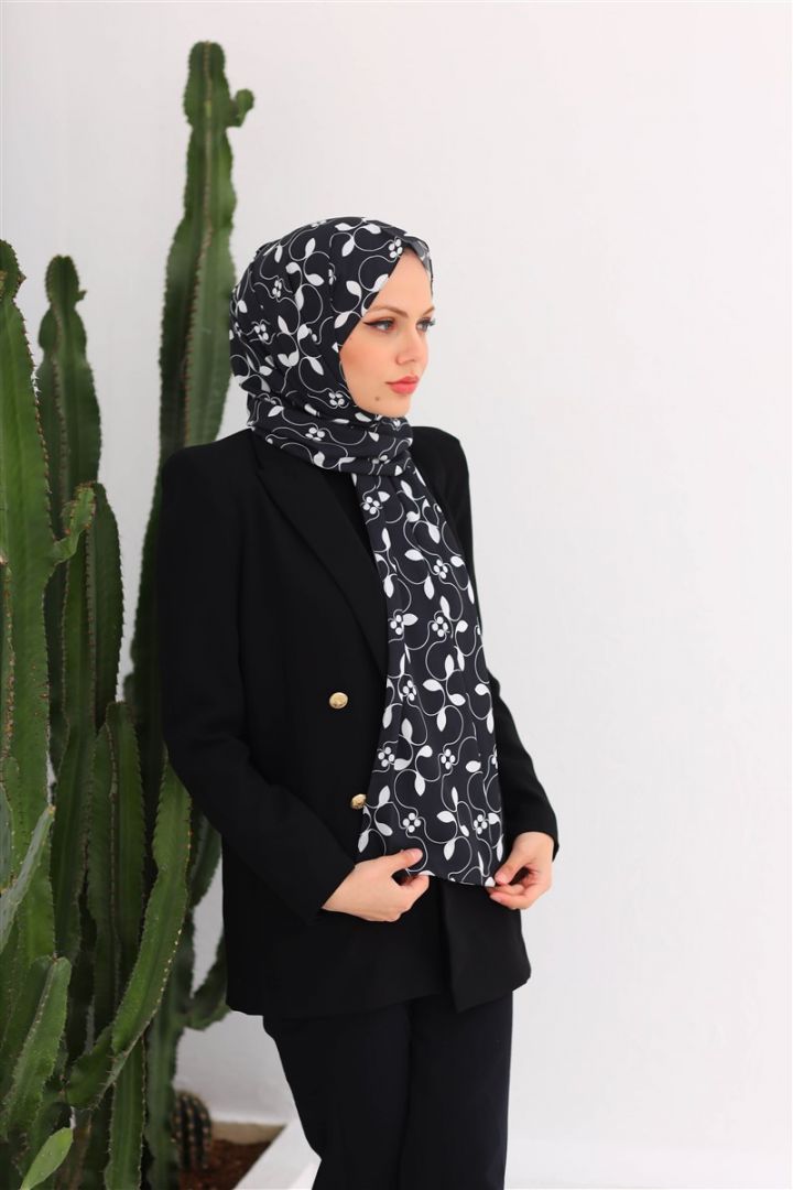 Jasmine Dijital Medine İpeği Sarmaşık Desen