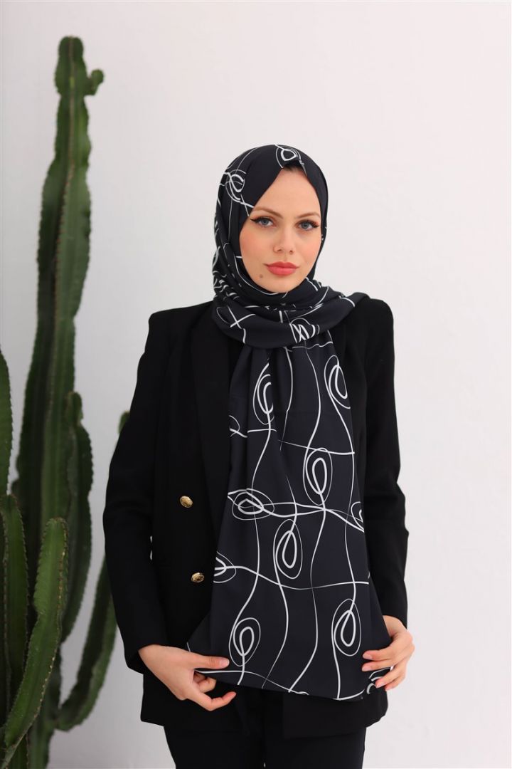 Jasmine Dijital Medine İpeği Orkide Desen