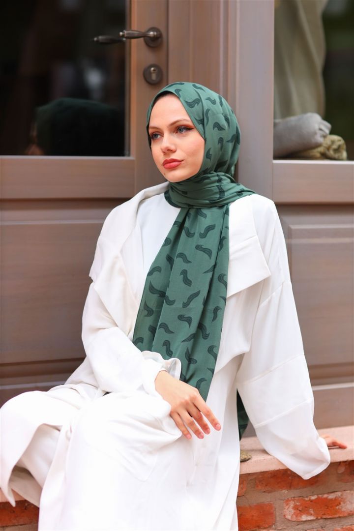 JASMİNE NATURAL KREP RÜZGAR DESEN 