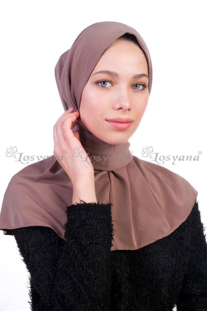 Çıtçıtlı Boyunluk Hijab Vizon