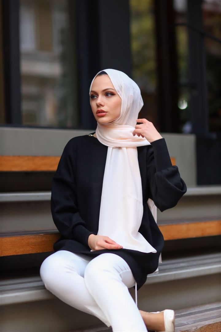 NATURAL KREP YAPRAK DESEN SOMON