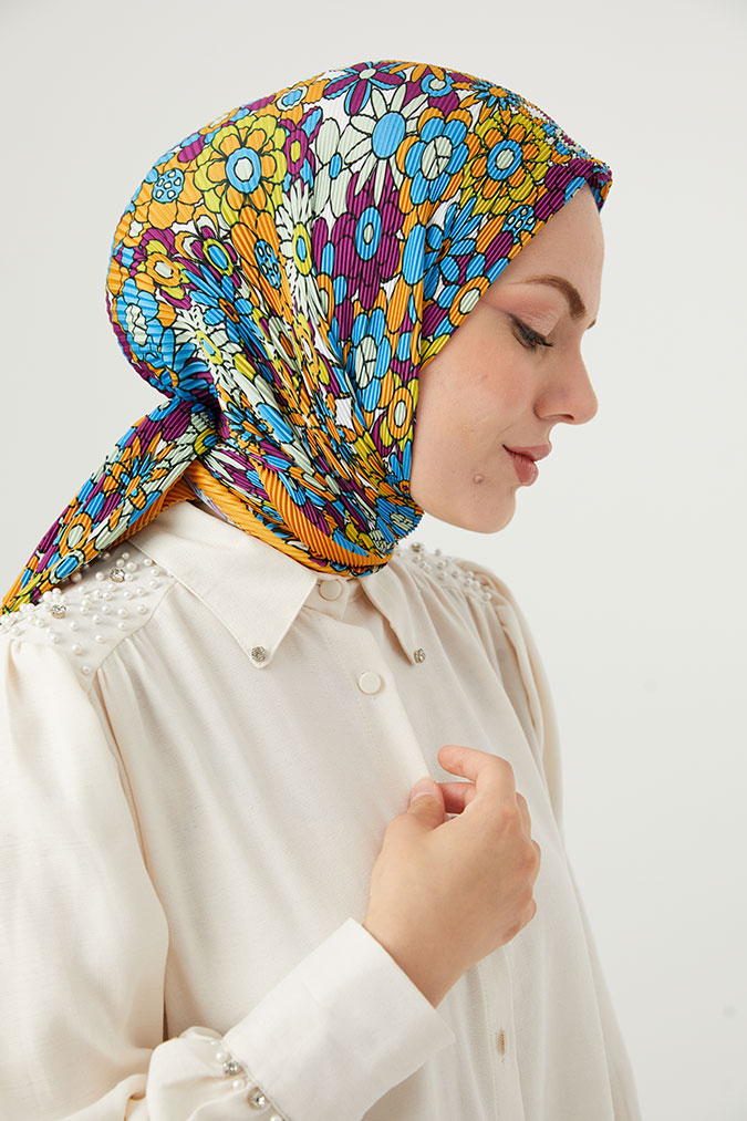 Pliseli Eşarp Model A