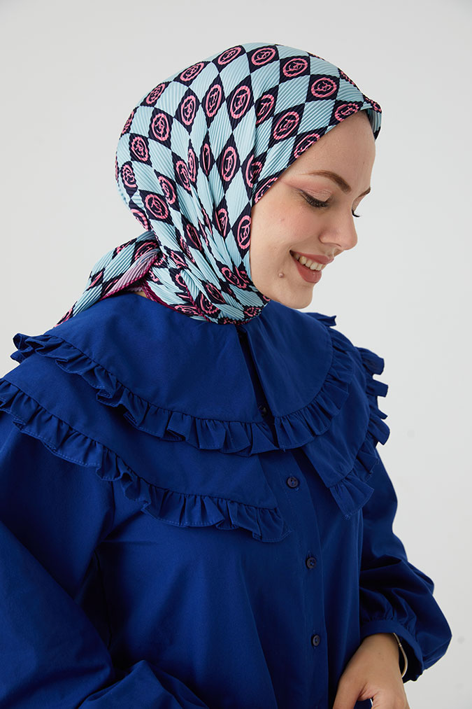 Pliseli Eşarp Model B