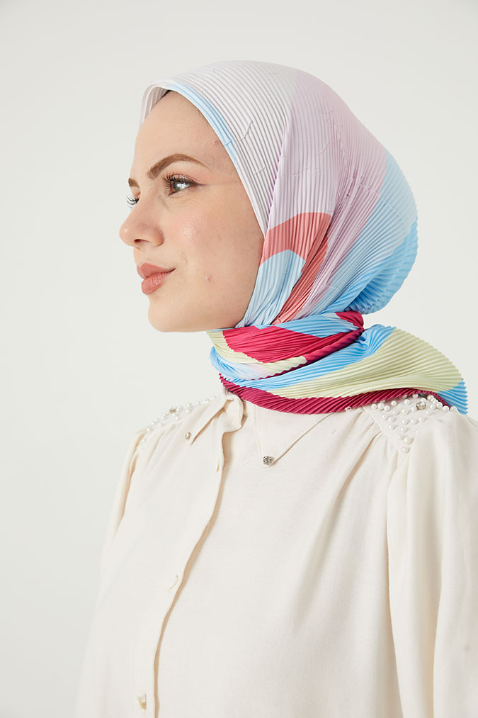 Pliseli Eşarp Model E