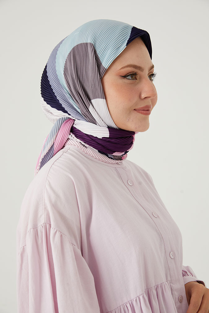 Pliseli Eşarp Model E